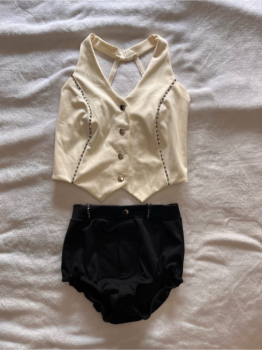 KELLE 2pc Vest Jazz Custom Costume Dance Bruno Sz Adult Small EUC